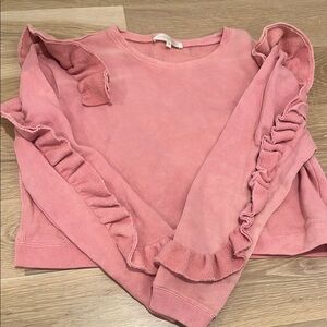 LoveShackFancy Soft Pink Knit Top